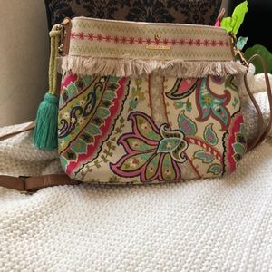 Spartina 499 tassle crossbody never used